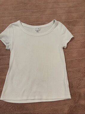 Basic white tee (size kids L or 10/12)